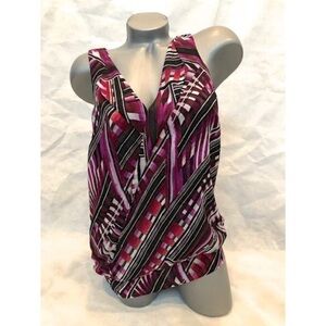 PINK PURPLE SURPLUS BLOUSE